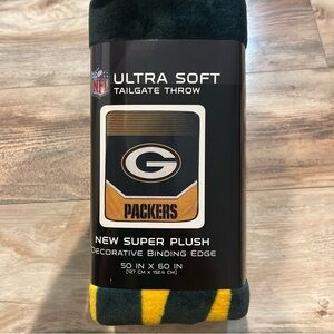New NFL Green Bay Packers Throw Silk Touch Plush Soft Blanket Large 50”x60”